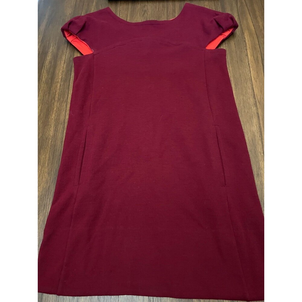 Marc Jacobs Womens Wool A-Line Dress size medium sleeveless short sleeve lined